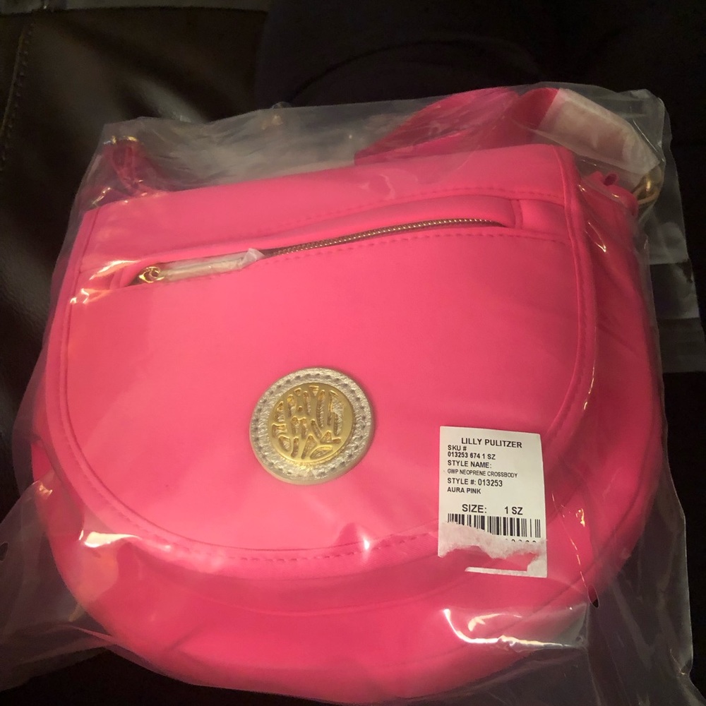 Lilly Pulitzer neoprene crossbody bag